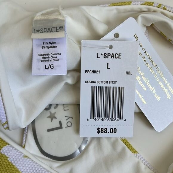 LSPACE Cabana Bitsy Bikini Bottom - L - Picture 5 of 5
